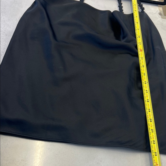 Cami NYC Black Satin Flower Strap Camisole-NWT - Picture 4 of 6